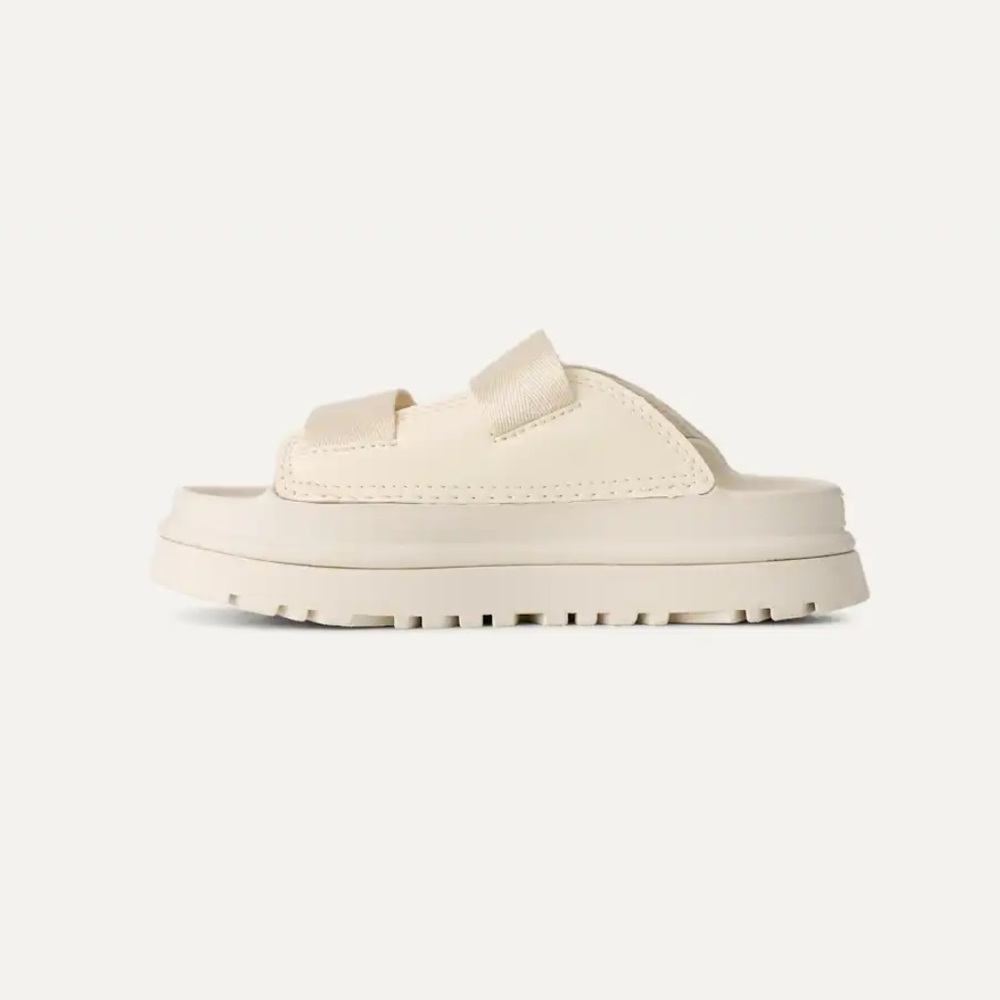 UGG Cream Slide Sandals - Picture 2 of 7